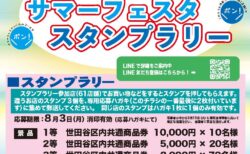 夏だョ!上野毛商店街！サマーフェスティバル　スタンプラリー選手権